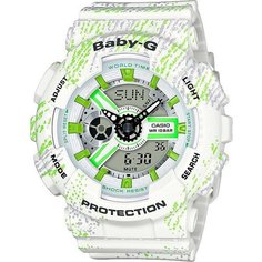 Наручные часы CASIO, белый/зеленый