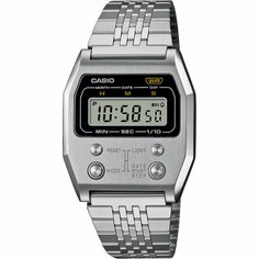 Наручные часы CASIO Vintage, серебристый