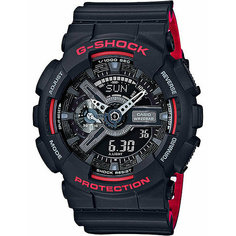 Наручные часы CASIO G-Shock, черный/красный