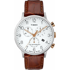 Наручные часы TIMEX Waterbury, серебристый