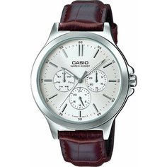 Наручные часы CASIO, серебристый/коричневый