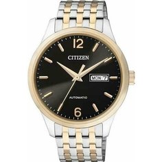 Наручные часы CITIZEN, серебристый/черный/золотой