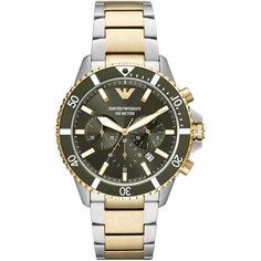 Наручные часы EMPORIO ARMANI, серебристый/золотистый