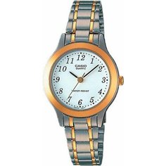 Наручные часы CASIO, серебристый/белый/золотой