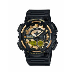 Наручные часы CASIO, черный/золотистый