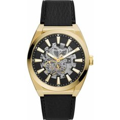 Наручные часы FOSSIL, черный/золотой