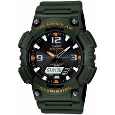 Наручные часы CASIO, зеленый/черный