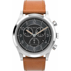 Наручные часы TIMEX, серебристый/черный