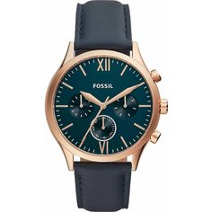 Наручные часы FOSSIL, коричневый, зеленый