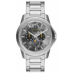 Наручные часы Armani Exchange Banks, серебристый