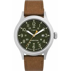Наручные часы TIMEX, коричневый