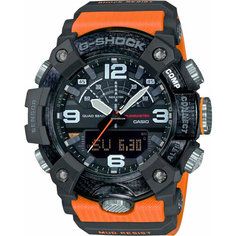 Наручные часы CASIO, черный/оранжевый