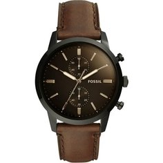 Наручные часы FOSSIL, черный/коричневый