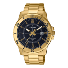 Наручные часы CASIO, черный/золотой