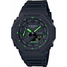 Наручные часы CASIO, черный/зеленый
