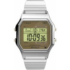 Наручные часы TIMEX T80, серебристый