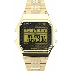Наручные часы TIMEX T80, золотистый