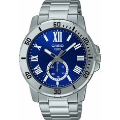 Наручные часы CASIO, серебряный/синий