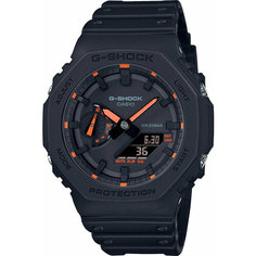 Наручные часы CASIO, черный/оранжевый