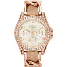 Наручные часы FOSSIL, розовое золото
