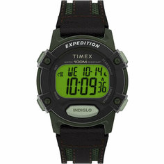 Наручные часы TIMEX, зеленый/черный