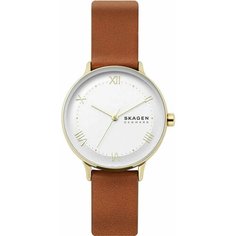 Наручные часы SKAGEN, коричневый