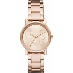 Наручные часы DKNY, розовый