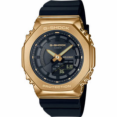Наручные часы CASIO, черный+золотой