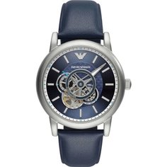 Наручные часы EMPORIO ARMANI, серебряный/синий