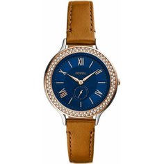 Наручные часы FOSSIL, серебряный/синий