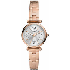 Наручные часы FOSSIL Carlie, белый/розовое золото