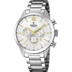 Наручные часы FESTINA Timeless Chrono, черный