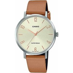 Наручные часы CASIO, шампань/коричневый