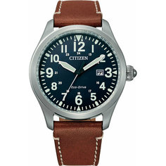 Наручные часы CITIZEN Eco-Drive, коричневый