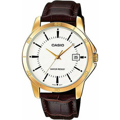 Наручные часы CASIO, коричневый/золотой