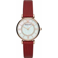 Наручные часы EMPORIO ARMANI, красный/золотой