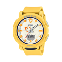 Наручные часы CASIO Baby-G, белый/желтый
