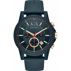 Наручные часы Armani Exchange, синий/золотой