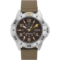 Наручные часы TIMEX, коричневый