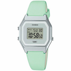 Наручные часы CASIO, серебристый/зеленый