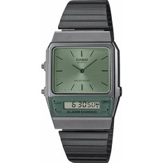 Наручные часы CASIO, черный/хаки