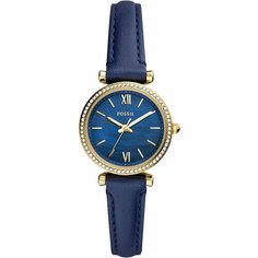 Наручные часы FOSSIL, синий/золотистый
