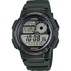 Наручные часы CASIO, зеленый