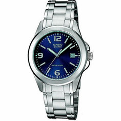 Наручные часы CASIO, серебристый/синий