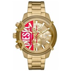 Наручные часы DIESEL, золотой