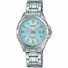 Наручные часы CASIO, голубой/серебристый