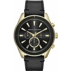 Наручные часы Armani Exchange, черый/желтое золото