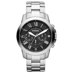 Наручные часы FOSSIL, серебристый/черный