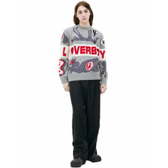 Свитер Charles Jeffrey Loverboy Loverboy, размер L, , серый
