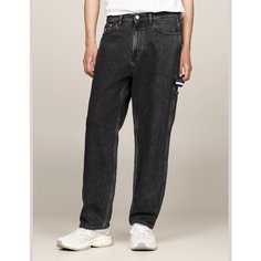 Джинсы широкие Tommy Jeans, размер 33/34, denim black